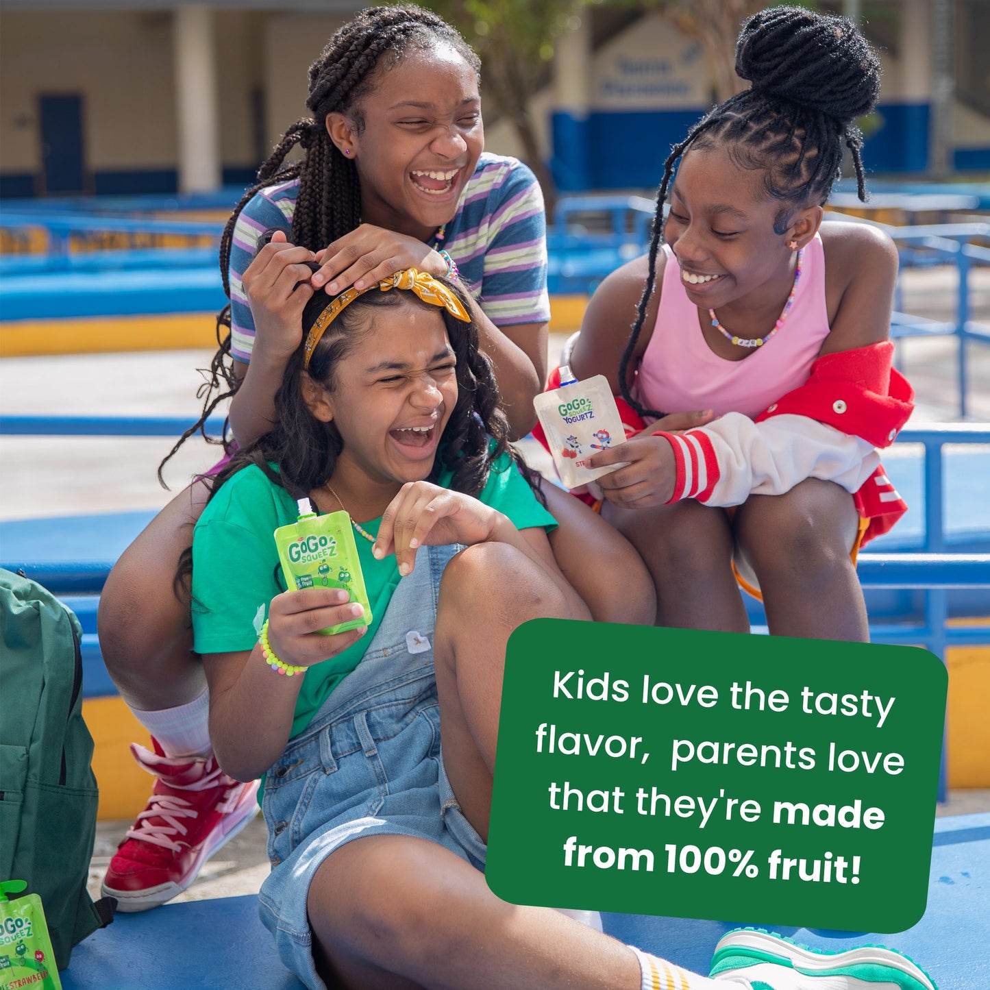 GoGo squeeZ Applesauce and Fruit Puree Variety Pack, Apple, Peach & Gimme Five!, 3.2 oz (Pack of 20), Unsweetened Fruit Snacks for Kids, Gluten Free, Nut Free and Dairy Free, BPA Free Pouches