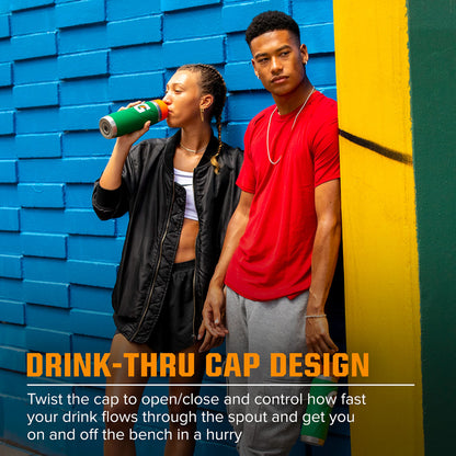 Gatorade Stainless Steel Sport Bottle, 26oz, Double-Wall Insulation, Green , 26oz (Pack of 1)