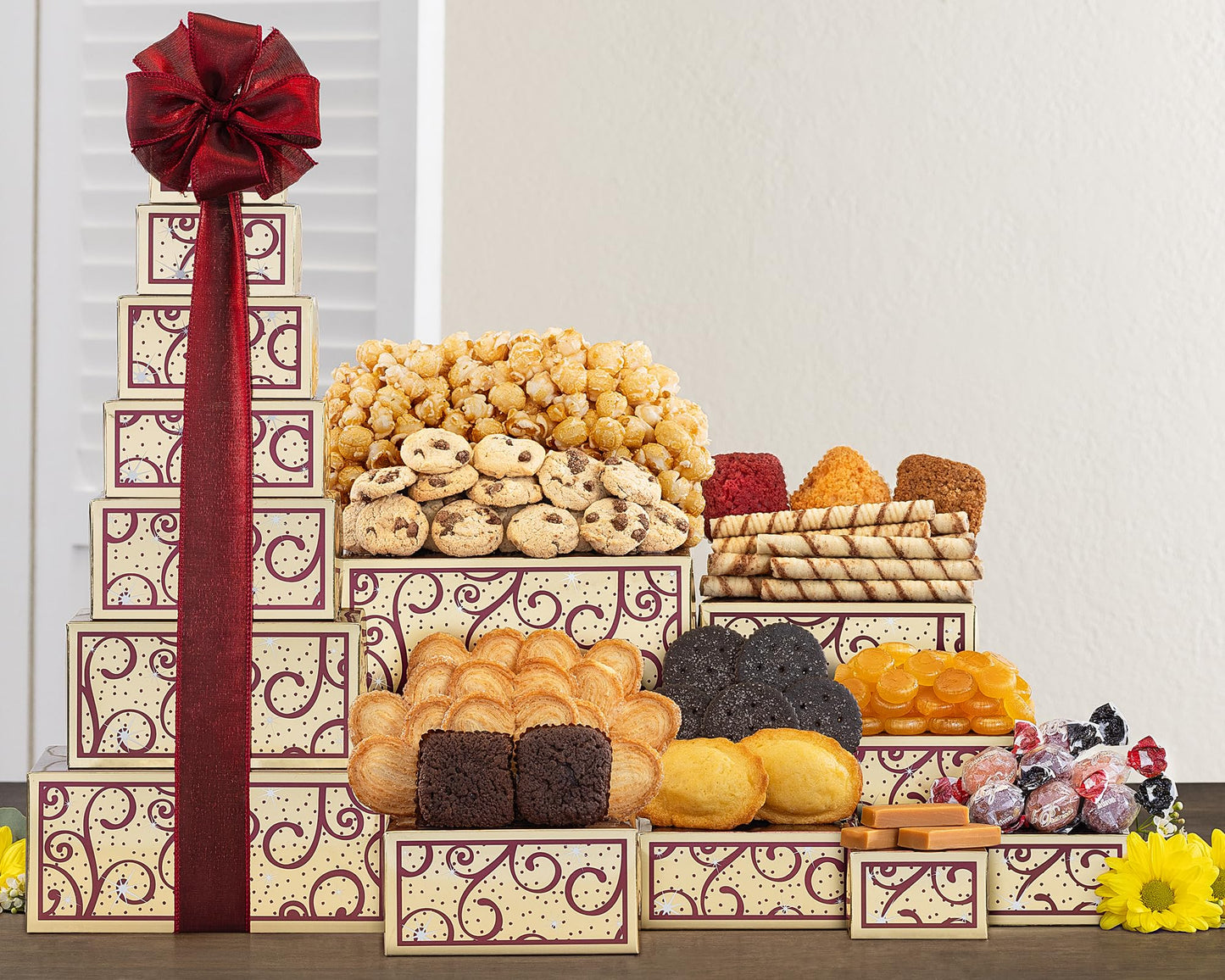 Wine Country Gift Baskets the Tower of Sweets Gift Tower