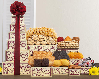 Wine Country Gift Baskets the Tower of Sweets Gift Tower
