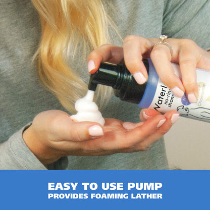 Wahl USA Pet Friendly Waterless No Rinse Shampoo for Animals – Lavender & Chamomile Scented - Cleaning, Conditioning, Detangling, & Moisturizing Shampoo for Dogs – 7.1 Oz - Model 820014A