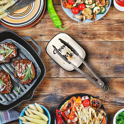 Ceramic Spoon Rest for Stove Top, Large Spoon Holder for Kitchen Counter, White Coffee Spoon Rest, Heat-Resistant Cooking Utensil Rest, Modern Farmhouse Kitchen Décor