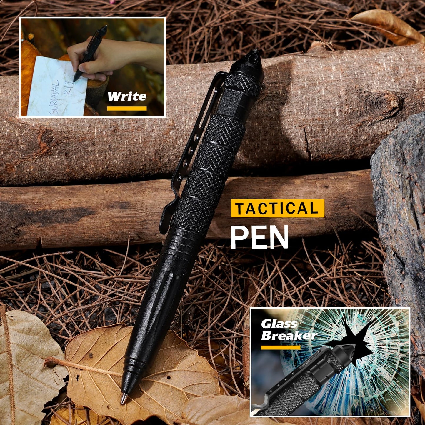 Survival Kit 14 in 1, Survival Gear and Equipment, Gifts for Men Dad Husband Him Christmas, Outdoor Fishing Hunting Camping Anniversary Birthday Gift Ideas for Boyfriend, Unique Mens Stocking Stuffers