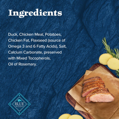 Blue Buffalo Wilderness Trail Treats High Protein Grain Free Dog Biscuits Crunchy Dog Treats, Duck Recipe, 10-oz Bag