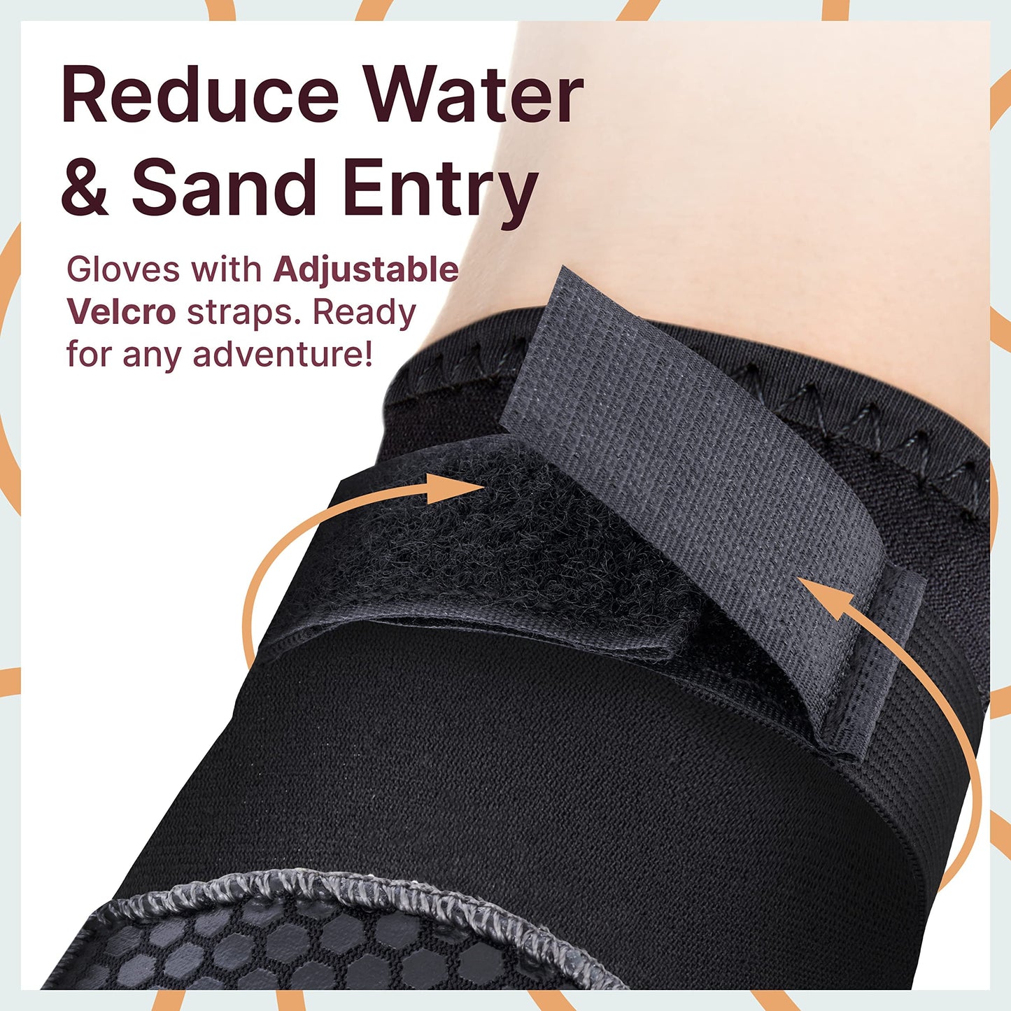 BPS 3mm Neoprene Diving Gloves with Anti Slip Palm - Full Finger Gloves for Scuba Diving, Snorkeling, Surfing, Paddleboarding, and Other Water Sports - for Kids and Adults (Black/Lilac Grey, Large)