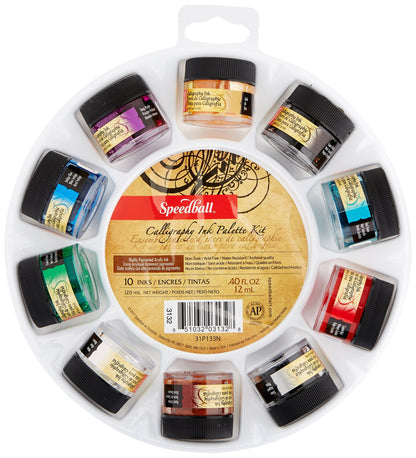 Speedball Art Products SB3132 Calligraphy Ink Palette Kit
