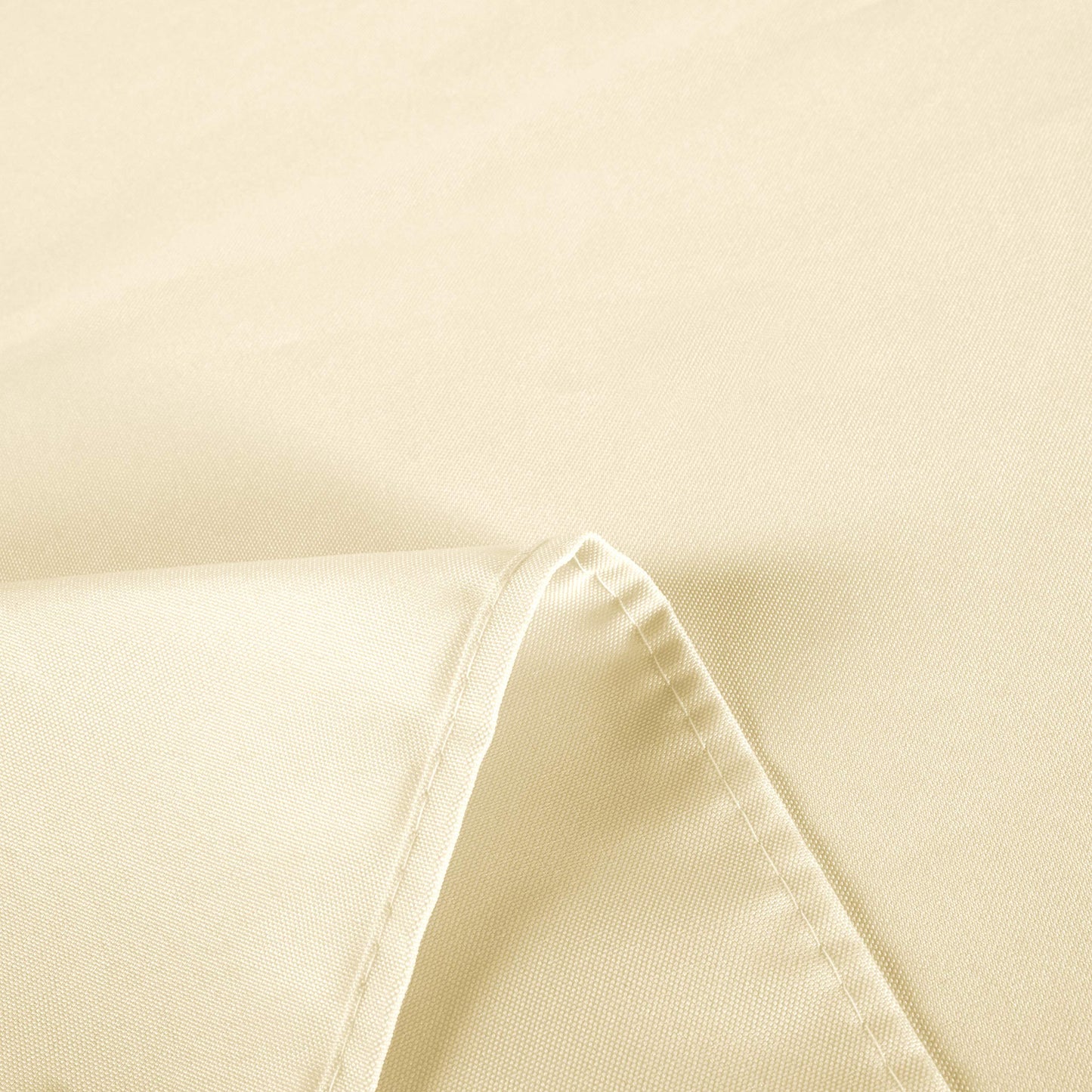 sancua Square Tablecloth - 54 x 54 Inch - Stain and Wrinkle Resistant Washable Polyester Table Cloth, Decorative Fabric Table Cover for Dining Tables, Buffet Parties and Camping, Beige