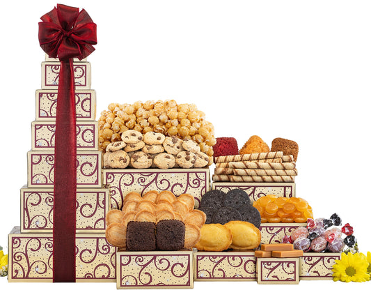 Wine Country Gift Baskets the Tower of Sweets Gift Tower