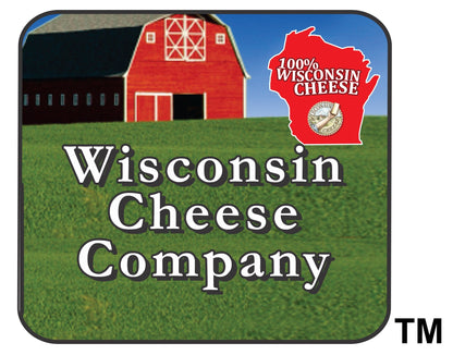 Wisconsin Cheese Company - Wisconsin Cheddar & Pepper Jack Cheese and Cracker Gift Box - 100% Wisconsin Cheese | Perfect for Parties, Charcuterie Boards and Birthdays