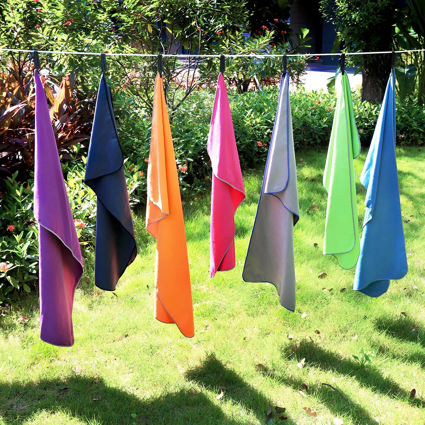 SYOURSELF Microfiber Camping Towel, Quick Dry Towel, Soft Absorbent Compact Travel Gym Workout Sweat Towel for Beach Yoga Swim Travel Camping Hiking Backpack Essentials (M:40"x20")