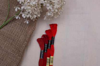 UMC STAG Pack of 12 Premium Embroidery Thread | 100% Egyptian Cotton Premium Skeins | Cross Stitch Embroidery Floss | Oeko TEX Certified Stranded Cotton | Ideal for Arts & Crafts (White-12)