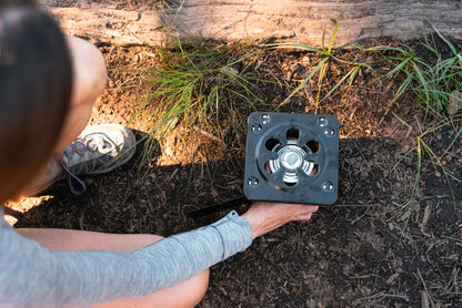 Coghlan's Portable Folding Camp Stove – Compact, Lightweight Steel Cooking Stove for Camping, Backpacking, Hiking, or Emergency Use – Uses Canned Heat or Fuel Tablets, Black