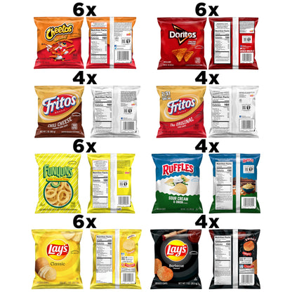Frito-Lay Variety Packs, Party Mix, Single Serve Bags (40 Pack)