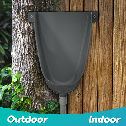 Waterless Urinal with Hose - UV Resistant Outside Urinal, Outdoor Plastic Urinals, Outdoor Toilet, Garage Urinal, Urine Diverter, Urinals For Men Bathroom