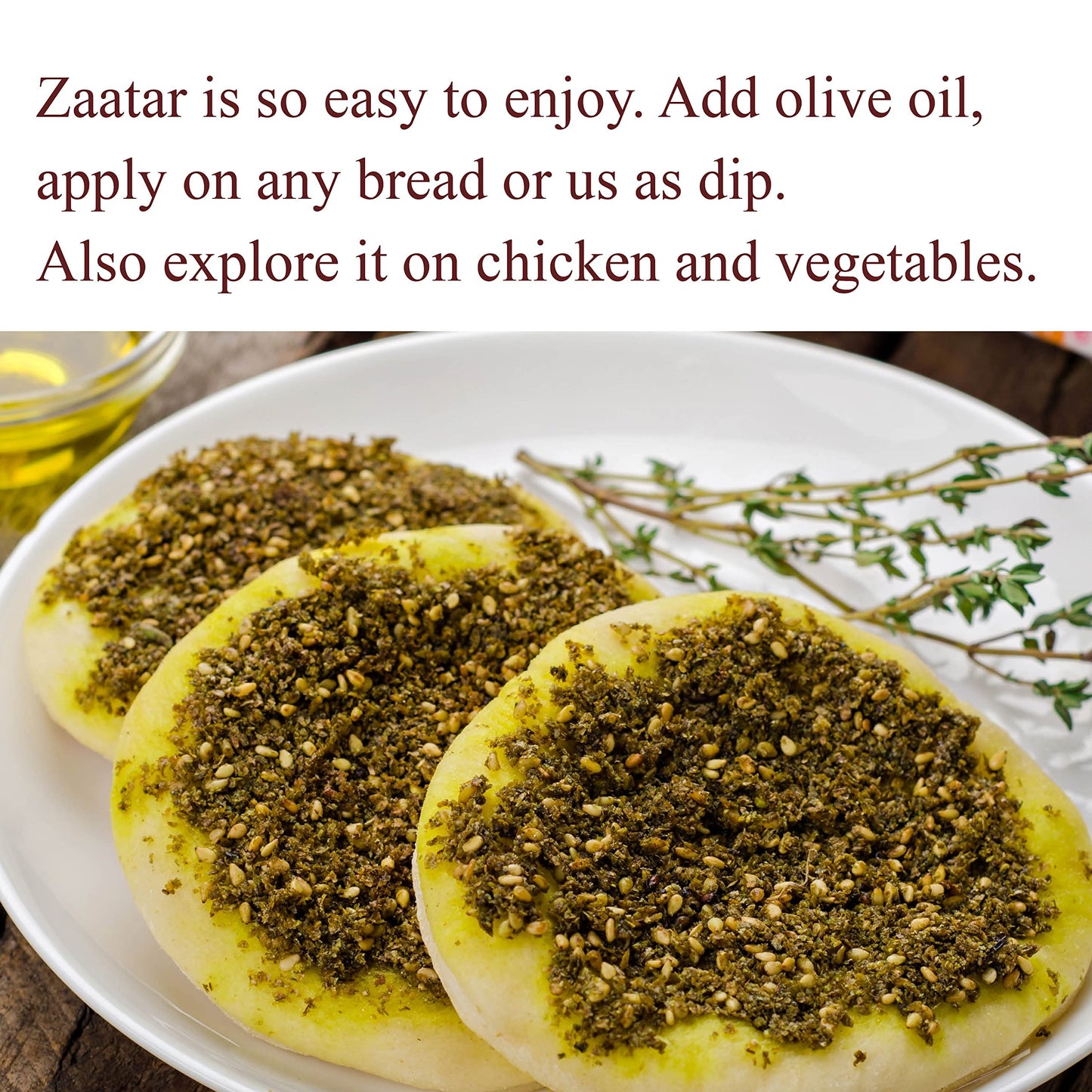 The Spice Way - Traditional Lebanese Zaatar with Hyssop (2 Oz)