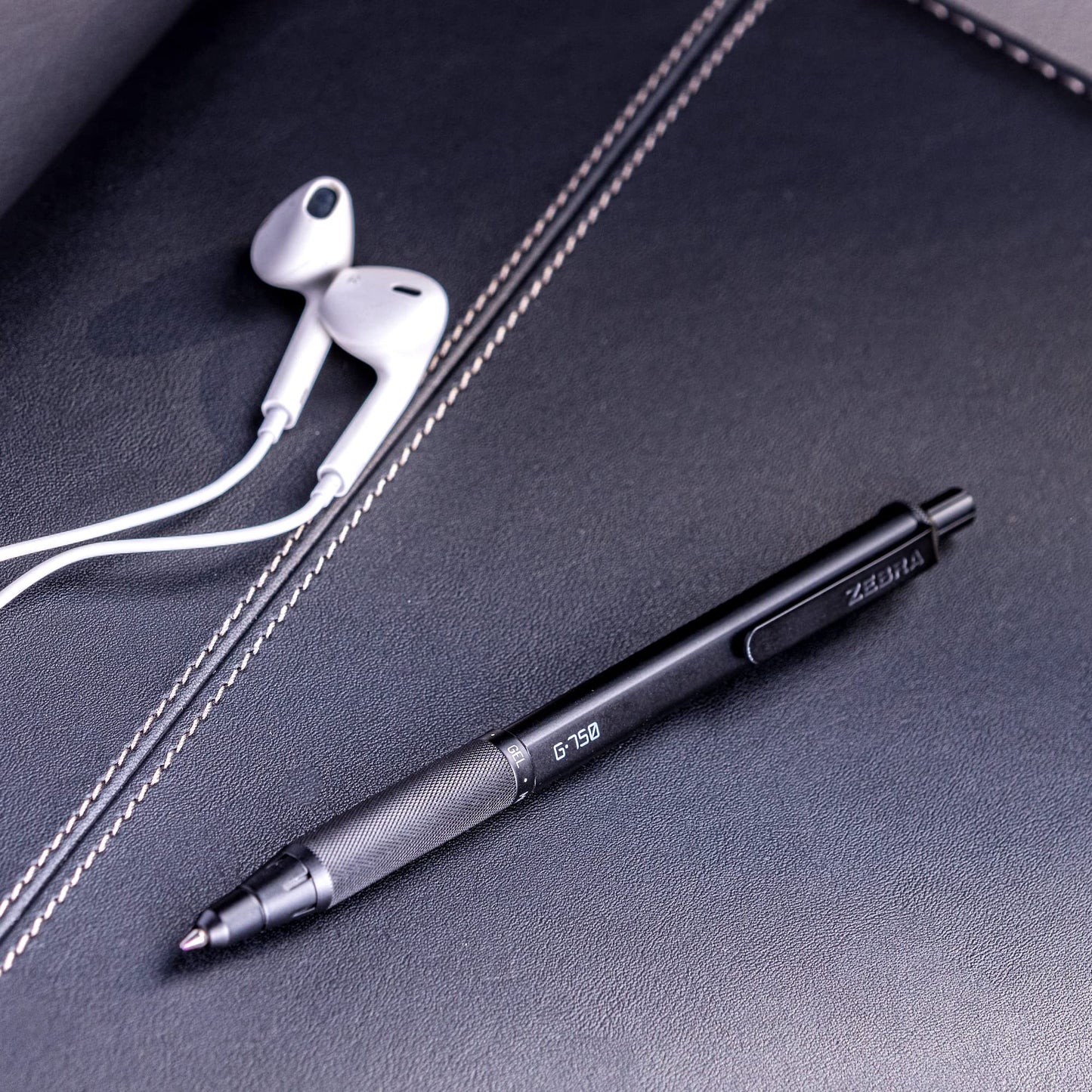 Zebra Pen G-750 and M-701 Retractable Gel Pen/Pencil Gift Set, Premium Metal Barrel, Medium/Fine Point, 0.7mm, 2-Pack (10512)
