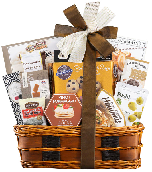 Wine Country Gift Baskets The Bon Appetit Gourmet Gift Basket Gift for Families College Students Appreciation Thank You Congratulations Get Well Soon Care Package