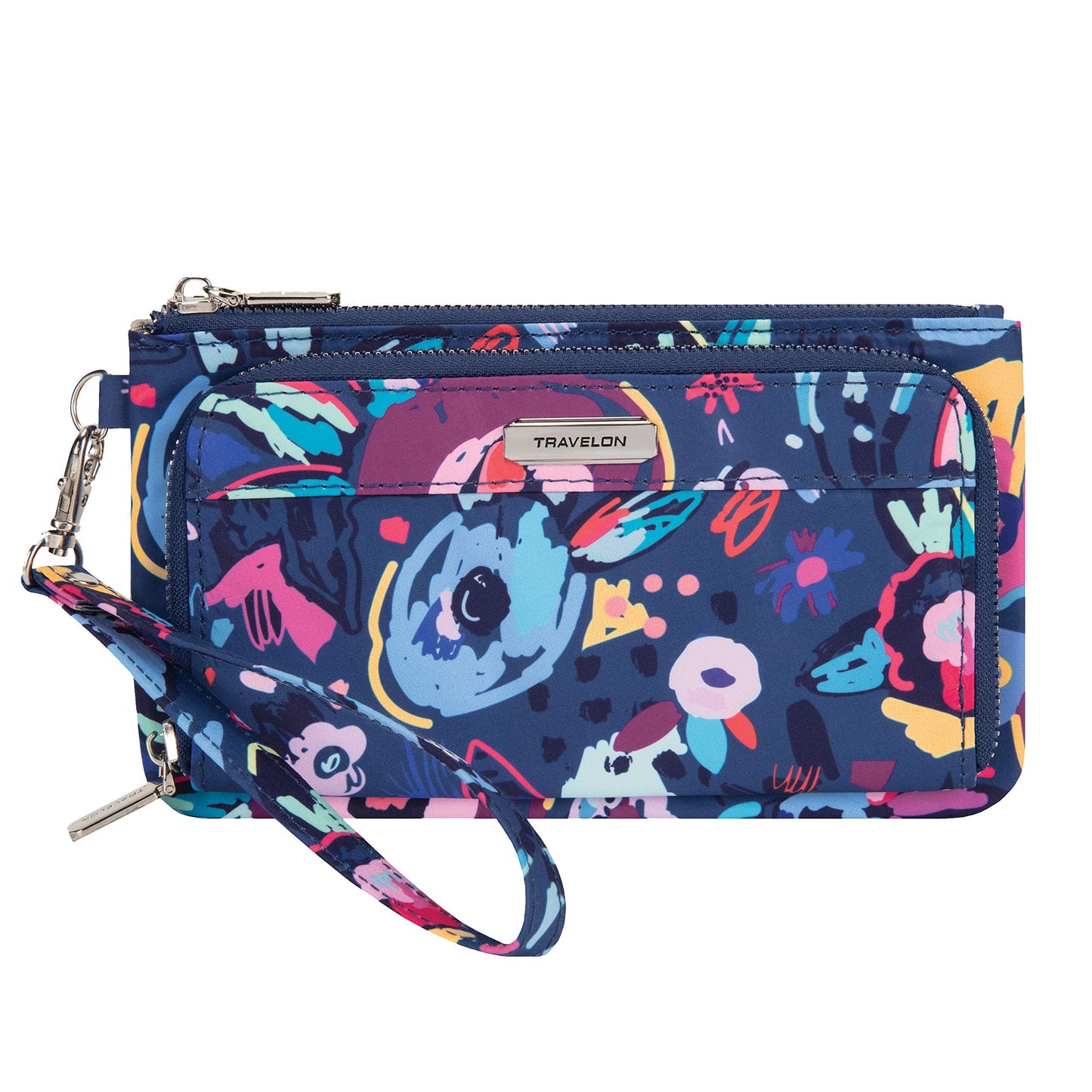 Travelon: RFID Blocking Phone Clutch Wallet - Mod Floral