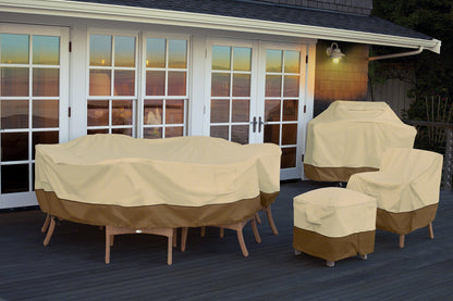 Classic Accessories Veranda Water-Resistant 70 Inch Picnic Table Cover, Outdoor Table Cover