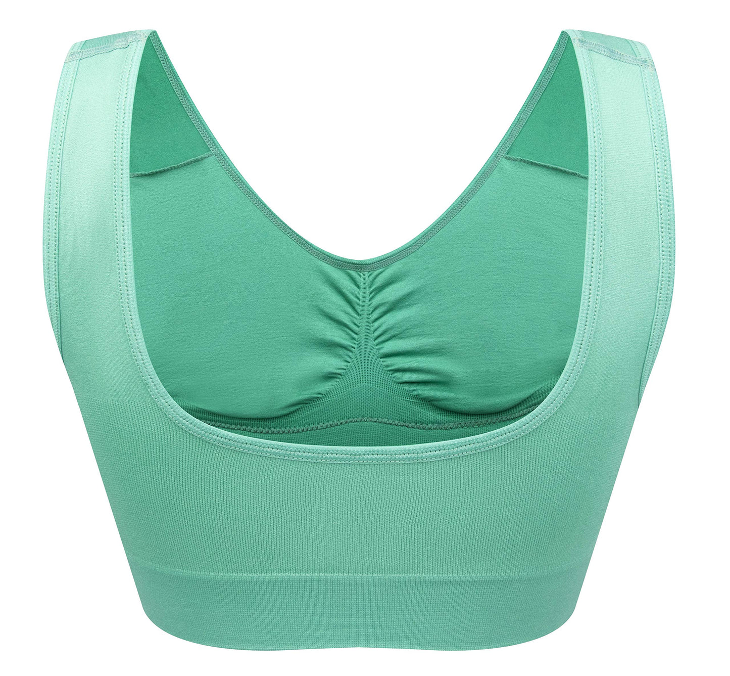 Women's Comfort Workout Sports Bra Low-Impact Activity Sleep Bras HBFRedLvYe 3XL