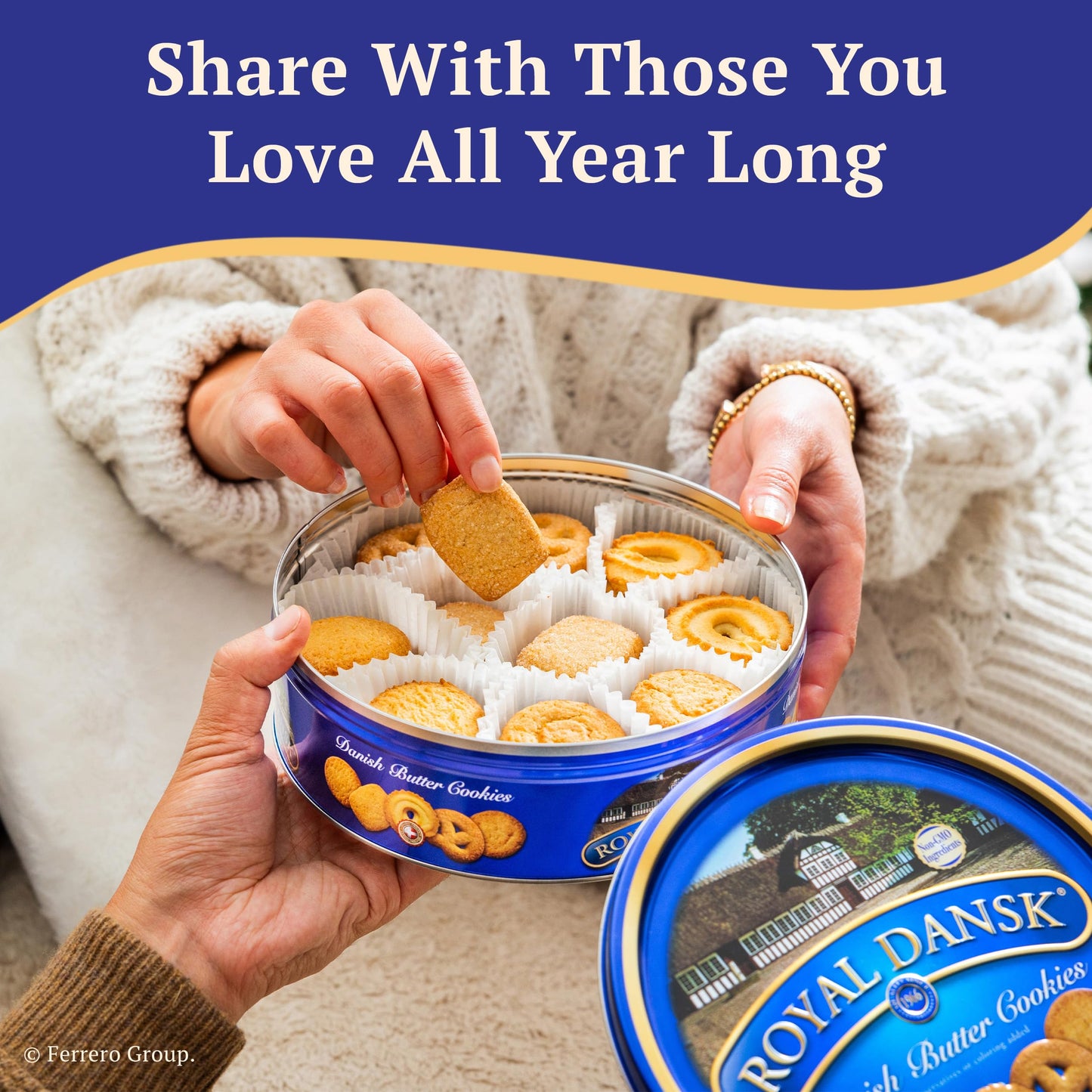 Royal Dansk Danish Cookie Selection, No Preservatives or Coloring Added, 12 Oz. (Pack of 1)