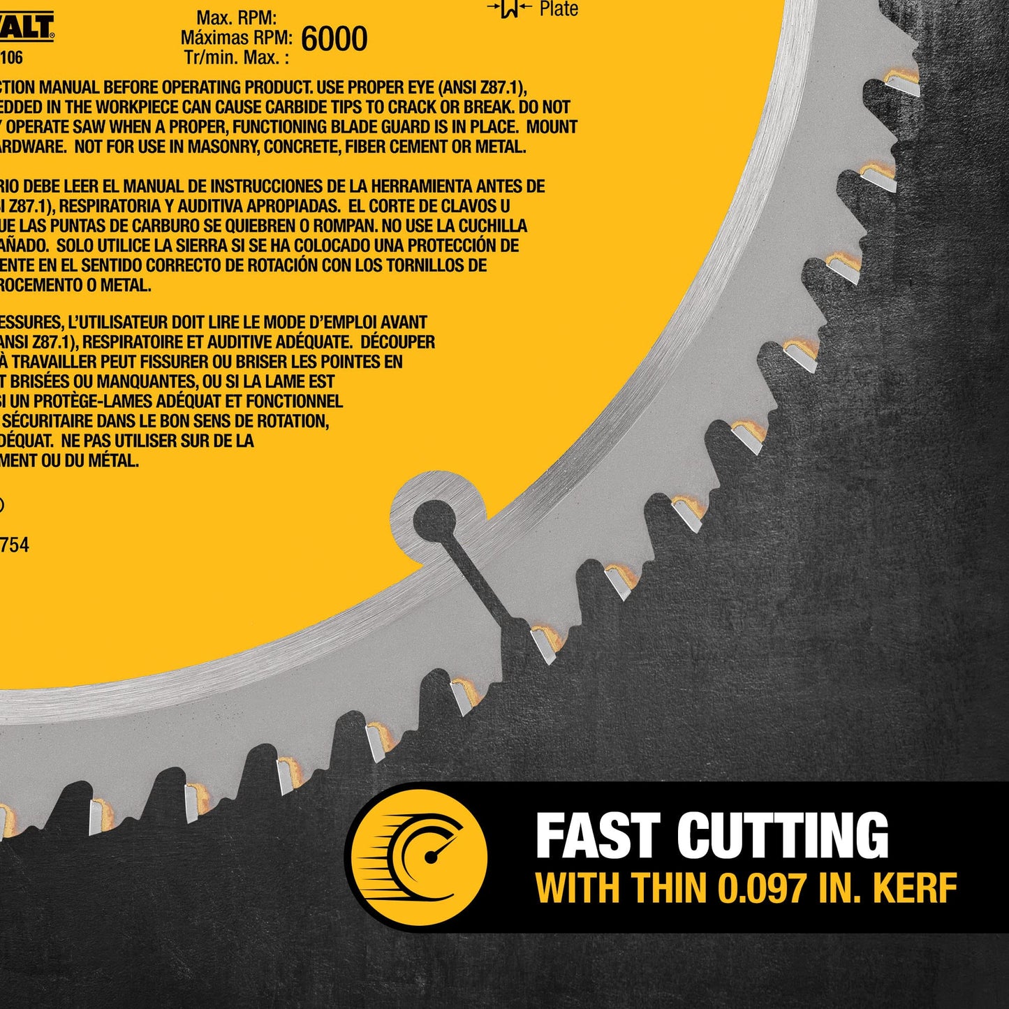 DEWALT 10-Inch Miter Saw Blades/Table Saw Blades, 2-Blade Combo, 60-Tooth & 32-Tooth Pack (DW3106P5)