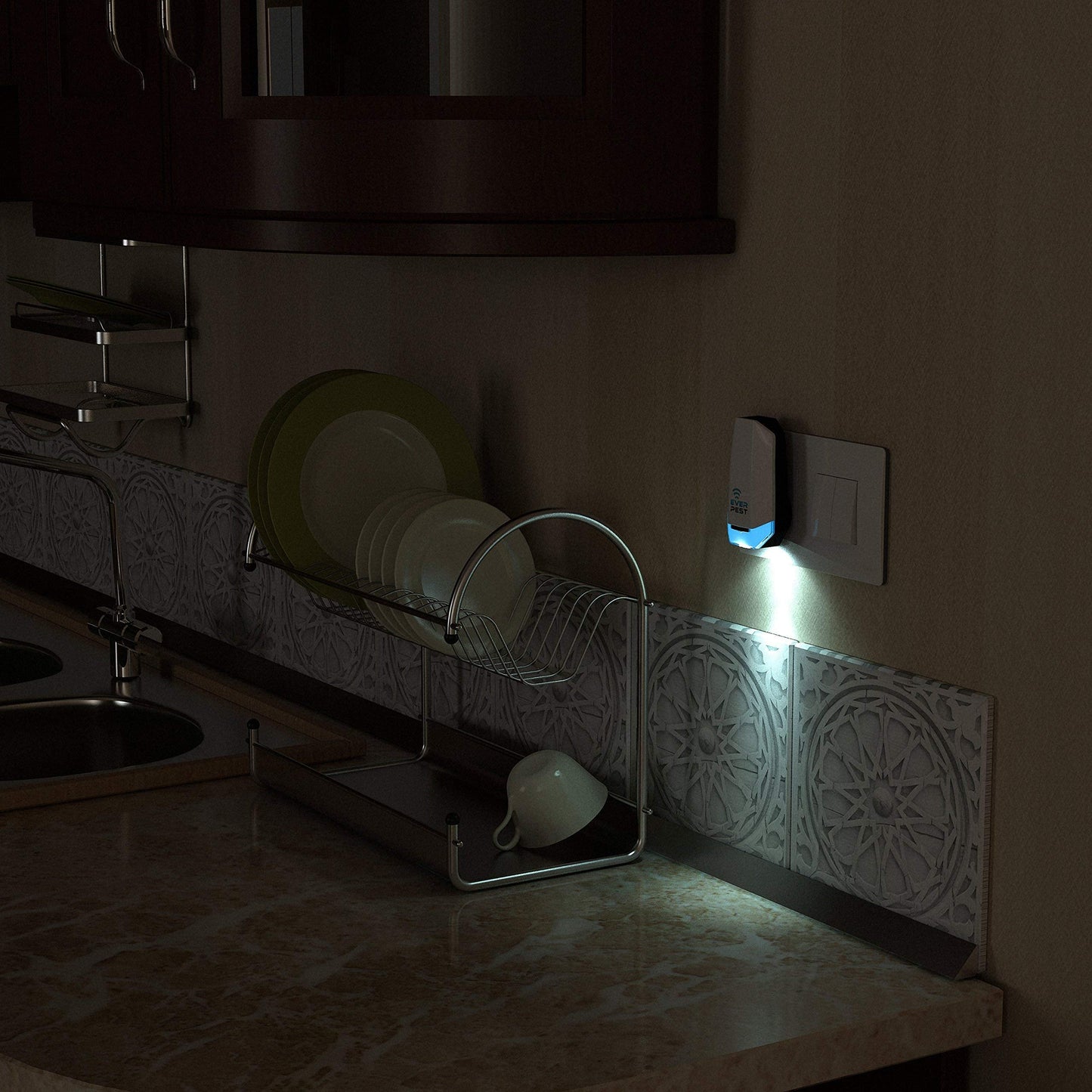 Ultrasonic Pest Repeller Control Plug in 2 Pack- Electronic Insect Defender - Roach Bed Bug Mouse Mosquito - Indoor Reject - for Cockroach Ants Mice Fly Rat Bedbug Model UD9284