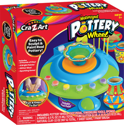 Cra-Z-Art Children’s Motorized Pottery Wheel Activity Set