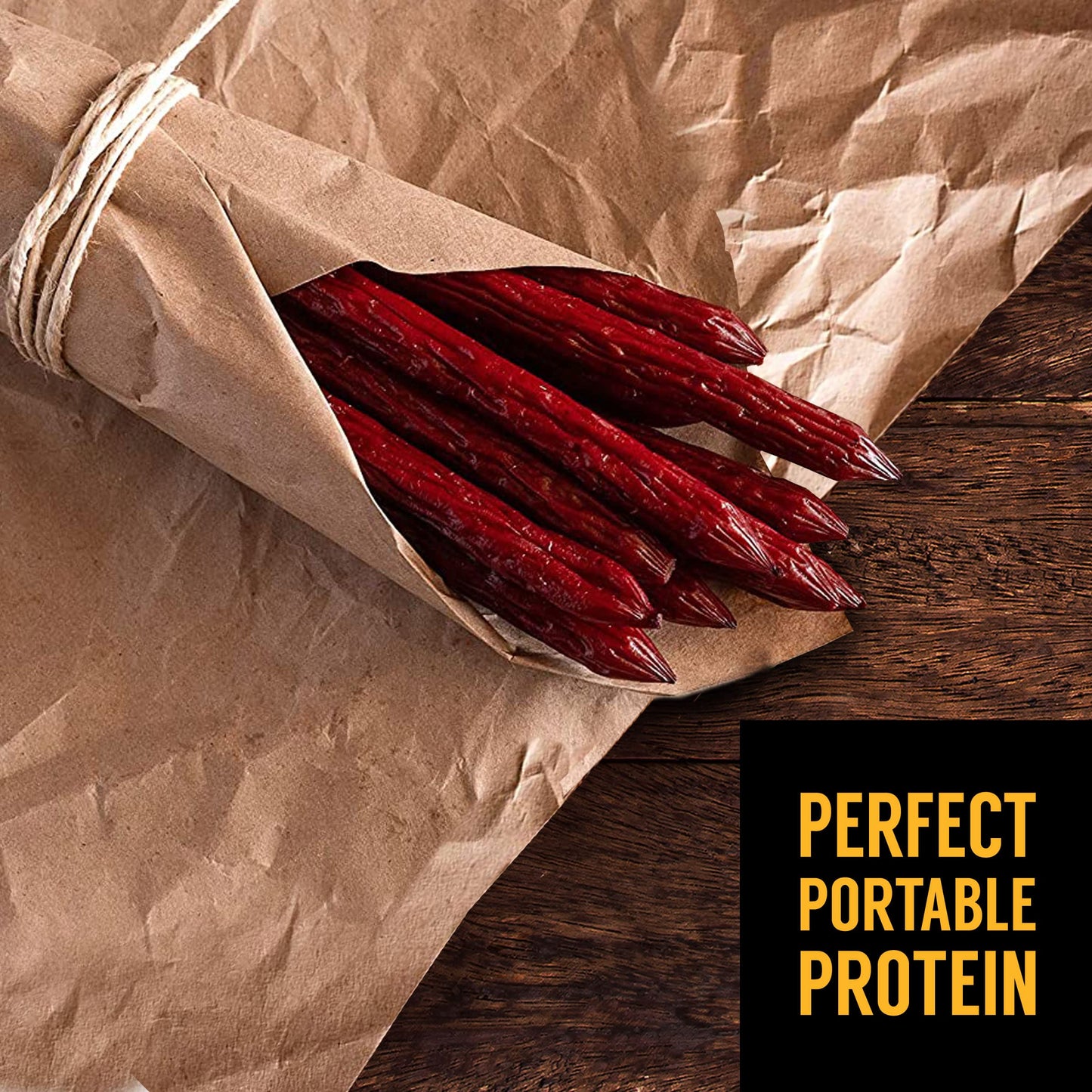 Tillamook Country Smoker Real Hardwood Smoked Sausages, Original Beef, 15.2 Ounce Tall Jar, 20 Count