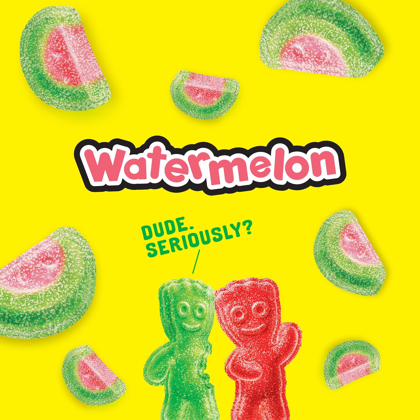 SOUR PATCH KIDS Watermelon Soft & Chewy Candy, Family Size, Bulk Candy, 1.8 lb