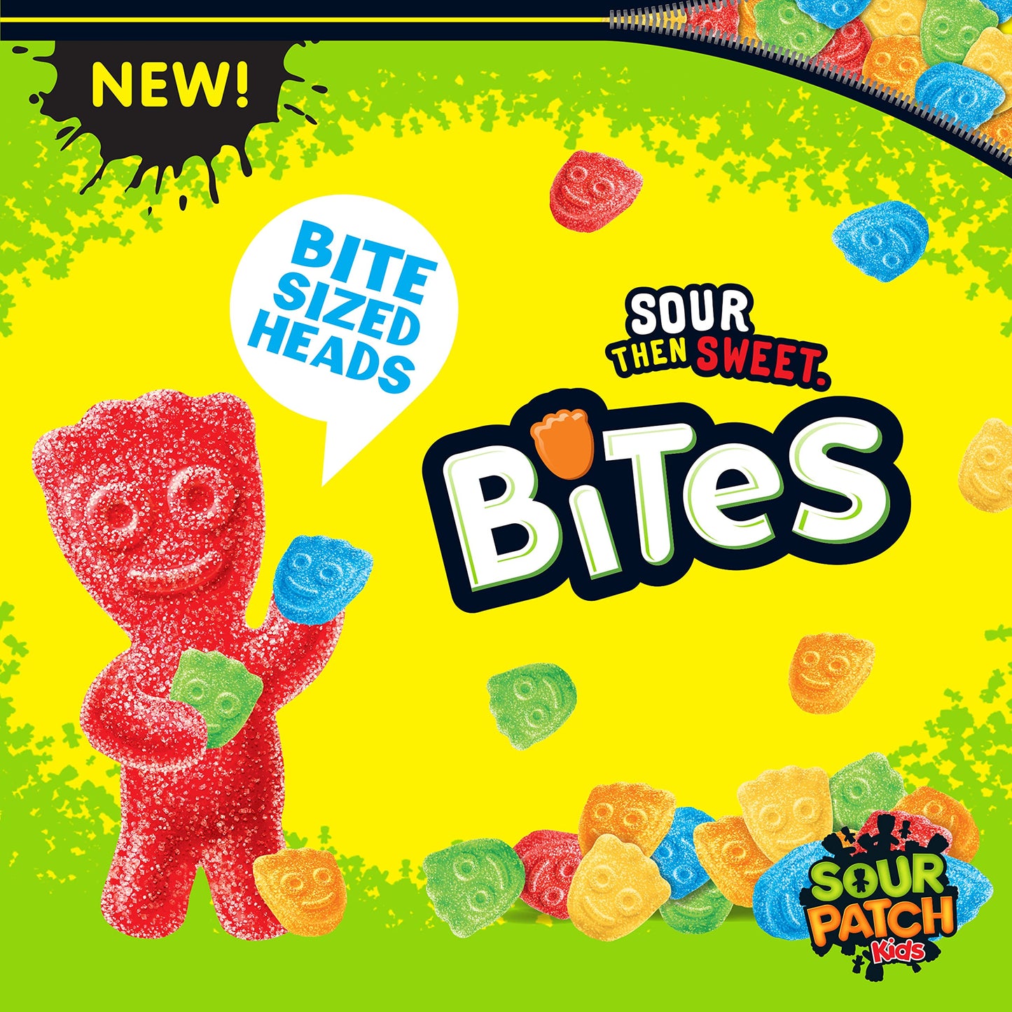 SOUR PATCH KIDS Bites Soft & Chewy Candy, 12 oz