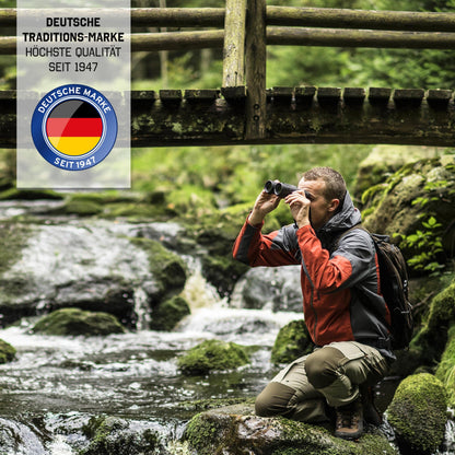 Steiner Safari UltraSharp 10 x 26 Binoculars, Compact, Large Magnification, Robust, Waterproof, Ideal for Travel, Hiking, Concerts, Sports and Nature Observation