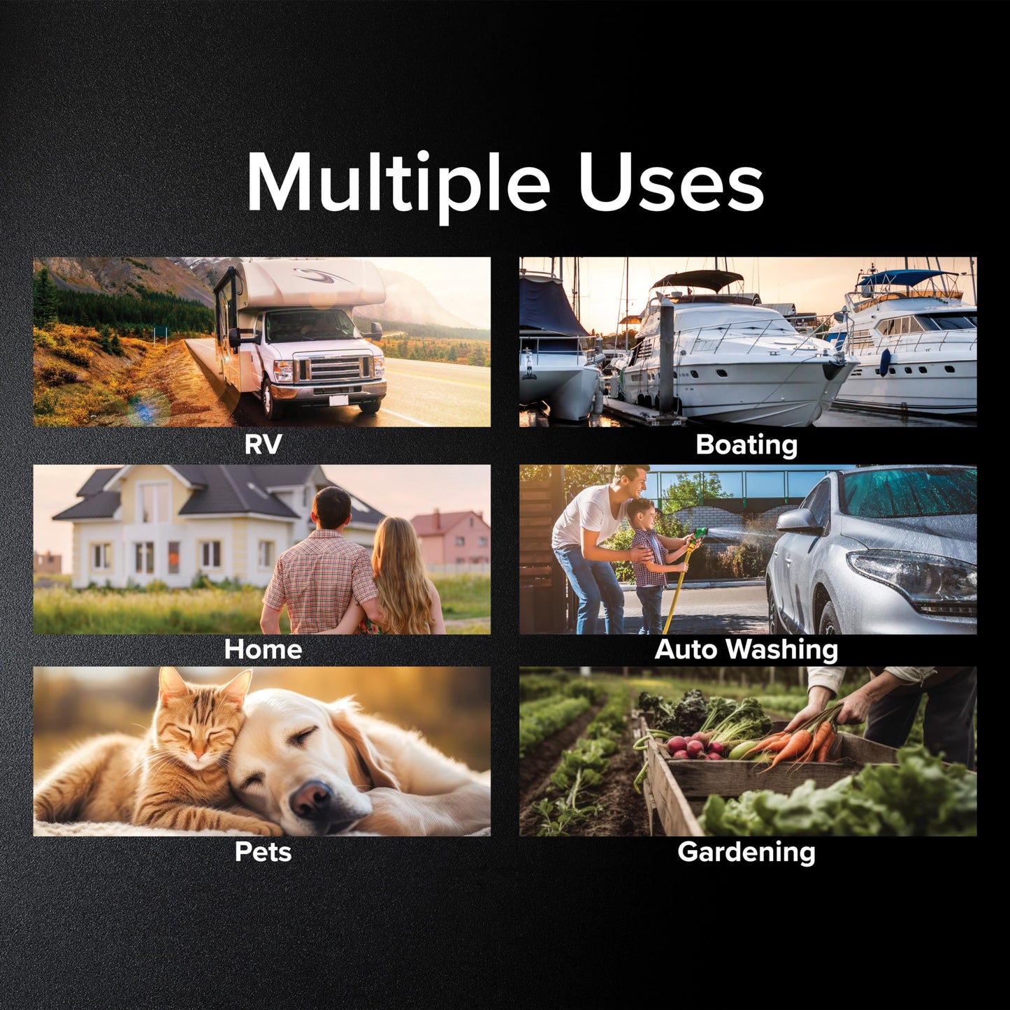 Camco TastePURE 35-Foot Premium Camper/RV Drinking Water Hose - Features a Heavy-Duty No-Kink Design with Strain Relief Ends & 5/8-Inch Inside Diameter - NSF Drinking Water Safe Certified (22843)