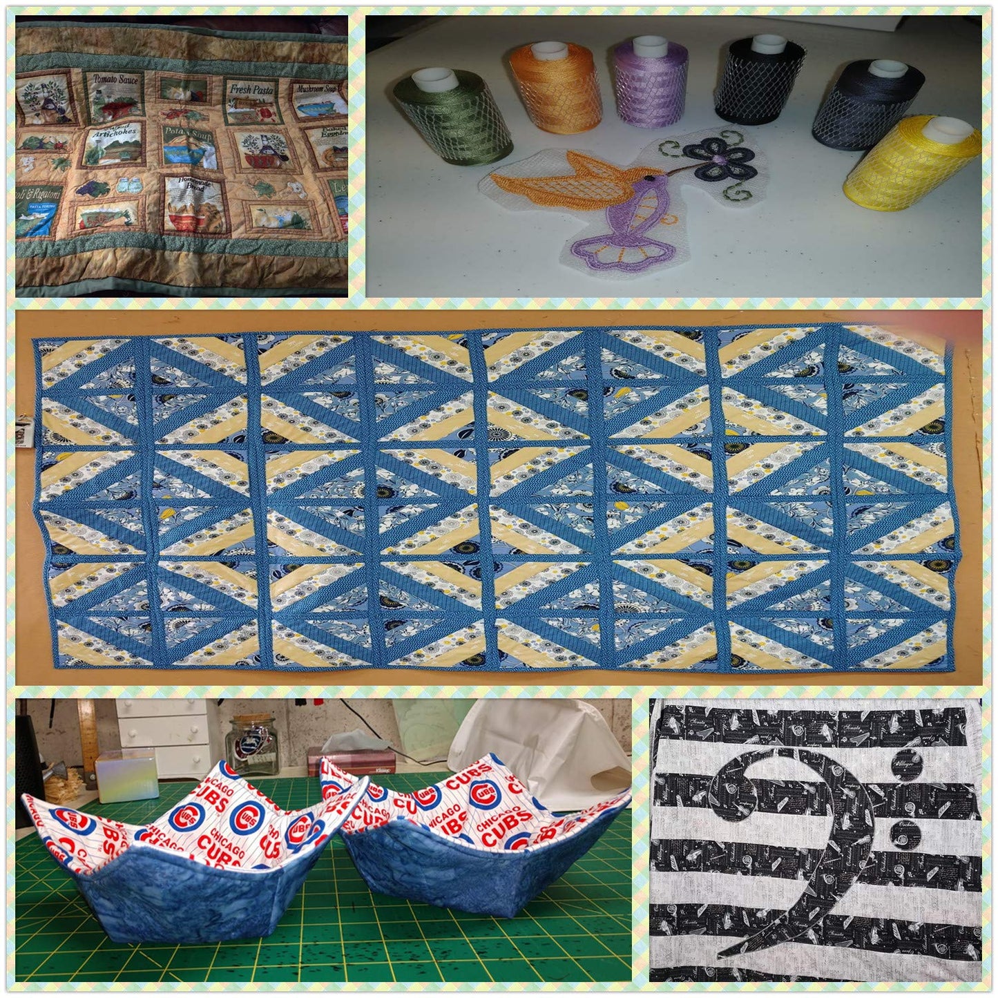 Simthread 12 Colors All Purposes Cotton Quilting Thread for Piecing Sewing Appliqué Embroidery etc