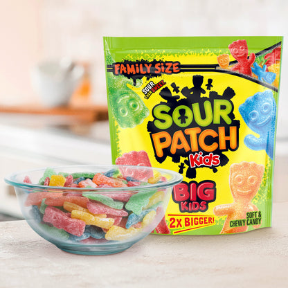 SOUR PATCH KIDS Big Kids Soft & Chewy Candy, Family Size, Bulk Candy, 1.7 lb
