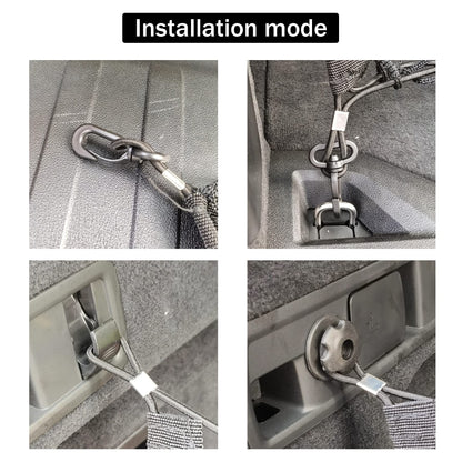 Amiss Cargo Net Stretchable. Adjustable Elastic Trunk Storage Net with Hook for SUVs, Cars and Trucks, Car Exterior Accessories (43.3x15.8 Inch)