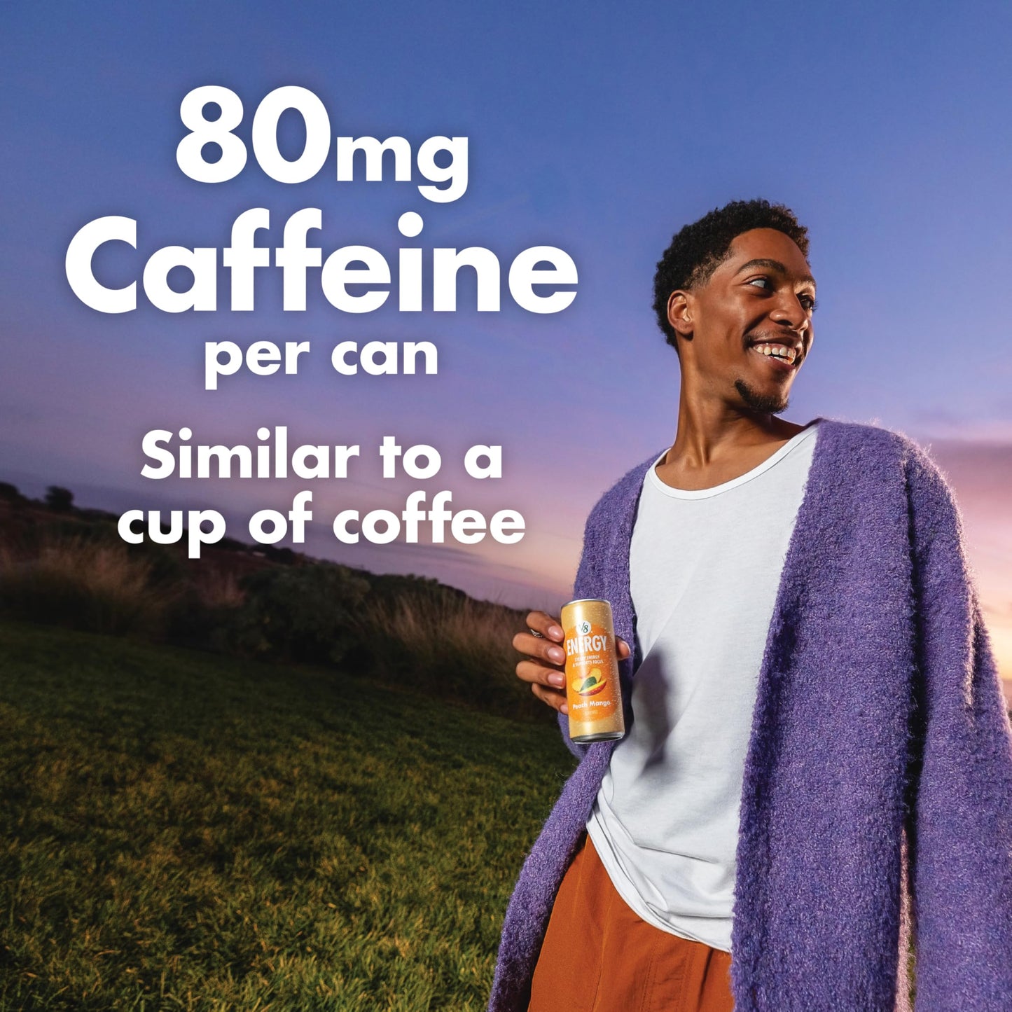 V8 Energy Orange Pineapple Energy Drink, 8 fl oz Can (6 Pack)