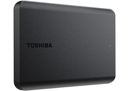 Toshiba Canvio Basics 2TB Portable External Hard Drive USB 3.0, Black - HDTB520XK3AA