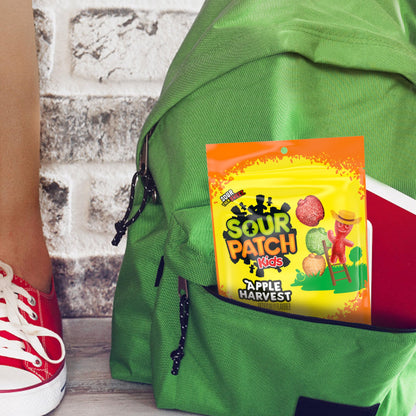 SOUR PATCH KIDS Apple Harvest Soft & Chewy Candy, Halloween Candy, 6 - 10 oz Bags