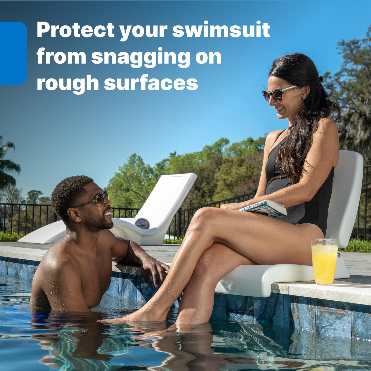 Step2 Foldable Adult Flip Seat, Portable Outdoor Chair for Poolside, Tailgating, Camping, Picnic Chair, Provides Back Support When Sitting on Ground, White