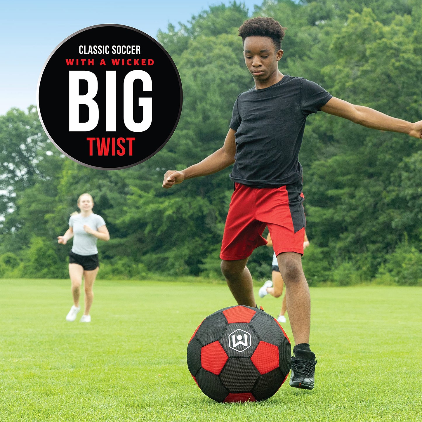 Wicked Big Sports Soccer Ball-Supersized Soccer Ball Outdoor Sport Tailgate Backyard Beach Game Fun for All