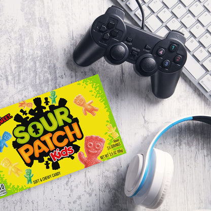 SOUR PATCH KIDS Soft & Chewy Candy, Bulk Candy, 12 - 3.5 oz Boxes