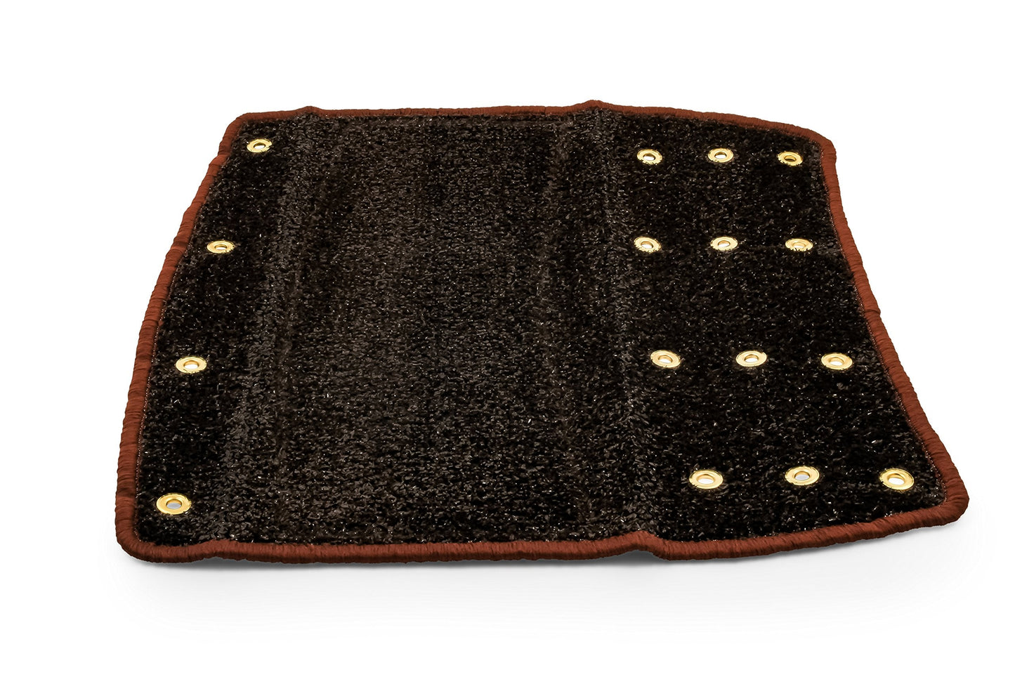 Camco 42949 RV Step Rug (Premium Radius Wrap Around Step Rug, Turf Material (22" Wide) - Brown)