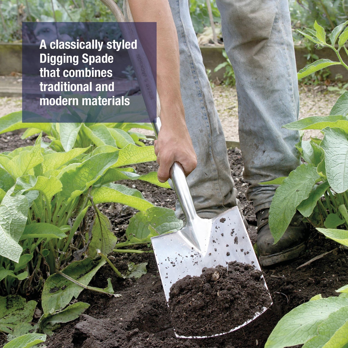 Spear & Jackson 4450DS Traditional Stainless Steel Digging Spade