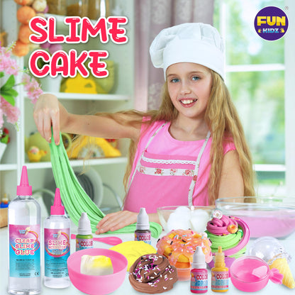 Gift Butter Slime Kit for Girls 10-12, FunKidz Ice Cream Soft Slime Making Kit Ages 8-12 Kids Slime Toys Ideal Birthday Party Present