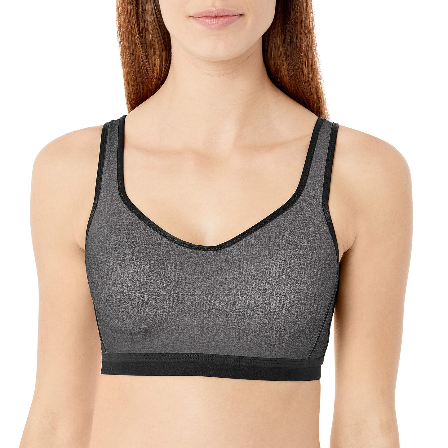 Wacoal Women's Sport Convertible Underwire Bra, Grey Heather, 38D