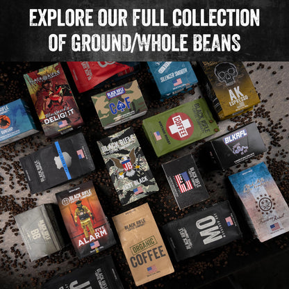 Black Rifle Coffee Company Ground Coffee Medium Roast - Roasted Blend Made from Pure Arabica Beans - Colombian & Brazilian Beans - Veteran Founded & American Made (Freedom Roast, 12oz Bag)