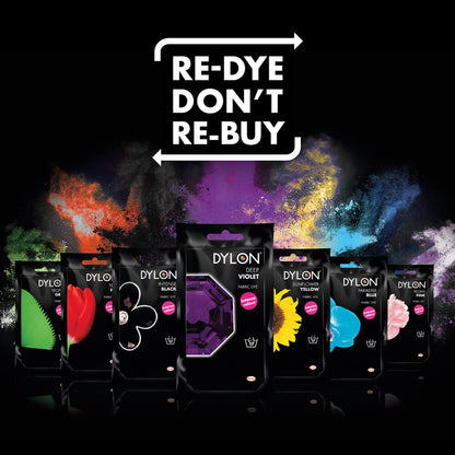 Dylon Hand Fabric Dye Sachet for Clothes & Soft Furnishings, 50g – Tropical Green