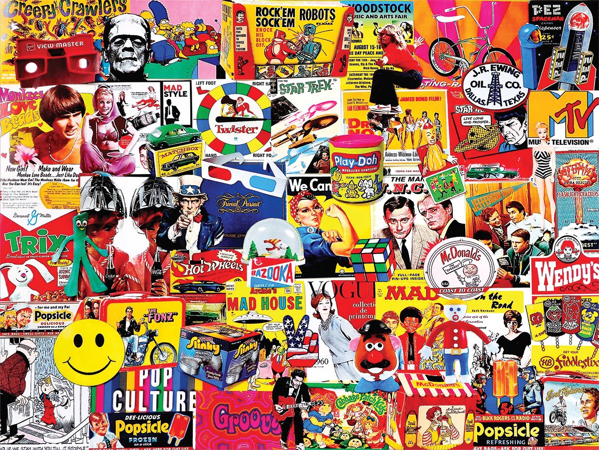 White Mountain Puzzles Pop Culture - 1000 Piece Jigsaw Puzzle