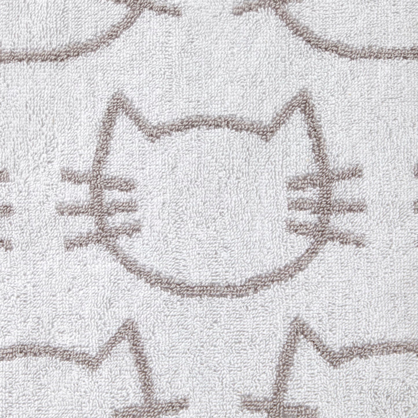 SKL Home Cat Bath Towel, White/Gray